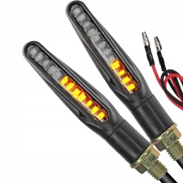 2x dynamic floating turn signals homologated