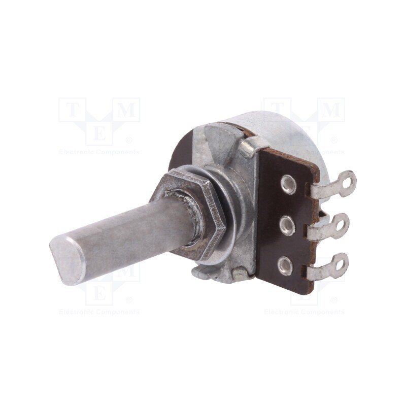 1 pcs x TELPOD - PR185-10KA-25P-5 - Potentiometer: shaft, 10kΩ, 200mW, ±20%, 6mm, mono, carbon