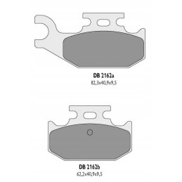 Delta braking brake pads kh428 yamaha yfm700