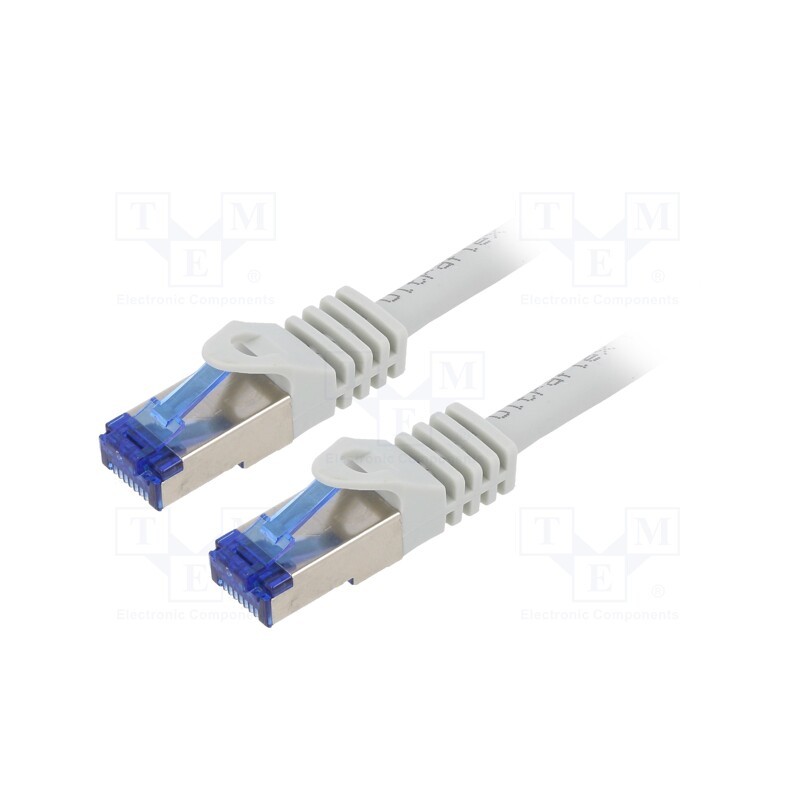 1 pcs x LOGILINK - C6A032S - Patch cord, S/FTP, 6a, stranded, Cu, LSZH, grey, 1m, 26AWG, -20÷75°C
