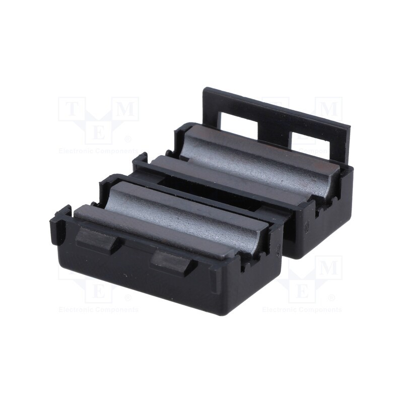 1 pcs x RICHCO - RKCF-05-A5 - Ferrite: two-piece, on round cable, Ø: 5mm, 105Ω, A: 15mm, B: 6mm