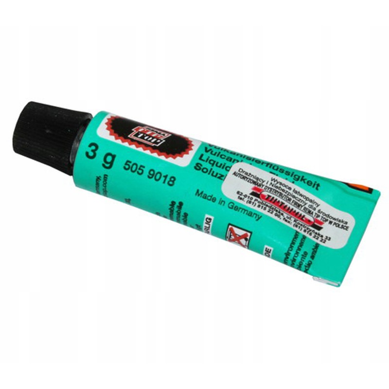 Vulcanizing fluid for tip top 3g tubes