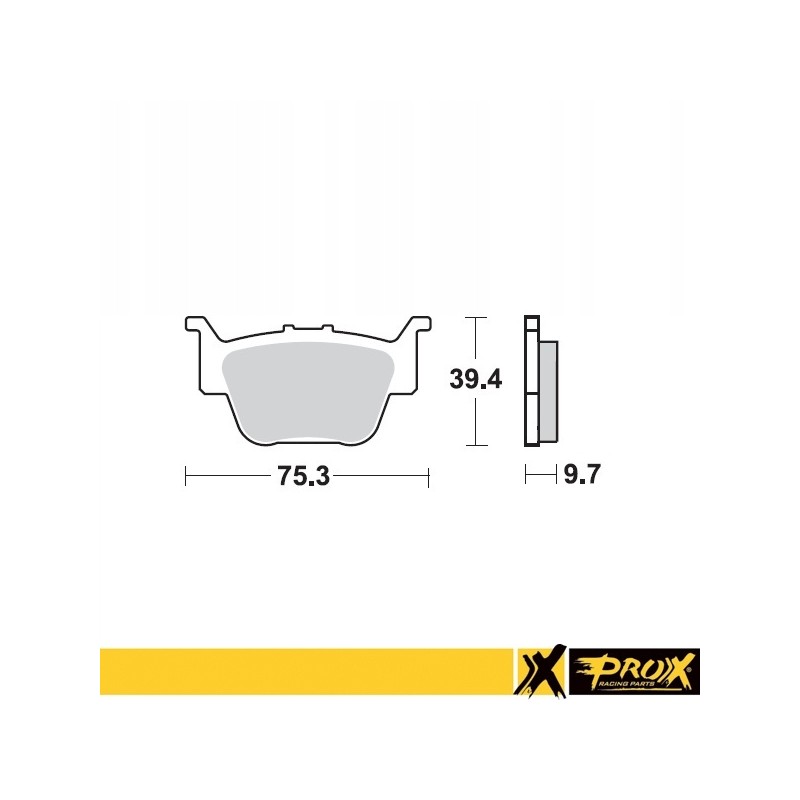 Prox brake pads kh373 honda trx 450r 04 14 rear