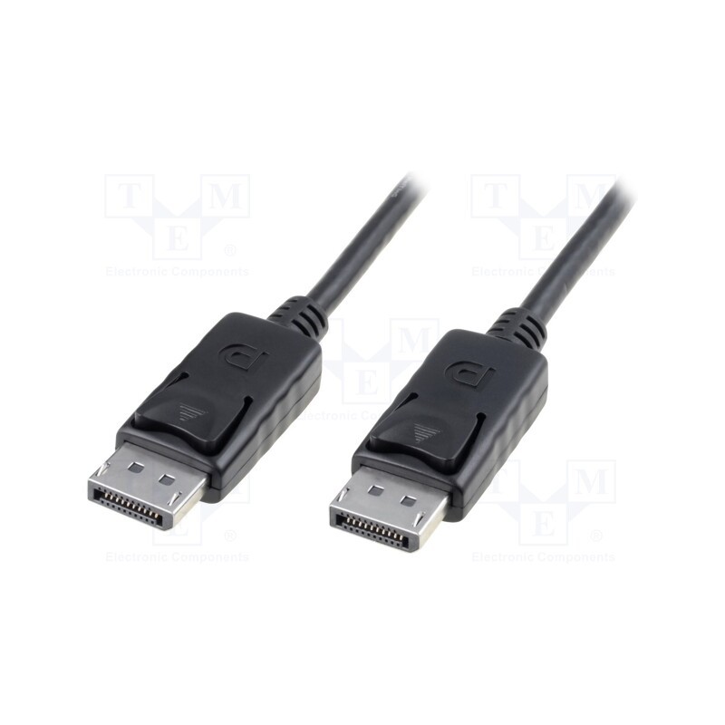 1 pcs x DIGITUS - AK-340100-030-S - Cable, DisplayPort 1.1a, DisplayPort plug,both sides, 3m, black