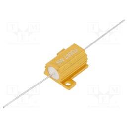 1 pcs x SR PASSIVES - AHP5W-330RJ - Resistor: wire-wound, with heatsink, 330Ω, 5W, ±5%, 50ppm/°C, axial