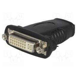 1 pcs x Goobay - 60752 - Adapter, DVI-D (24+1) socket,HDMI socket, black