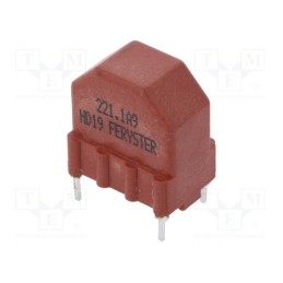1 pcs x FERYSTER - DTS-12,5/0,22/1,9-CV - Inductor: wire, THT, 220uH, 1.9A, 20mΩ, 230VAC, 10x15mm, -20÷50%