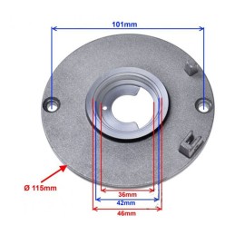 Shaft seal cover left kinroad atv fmb