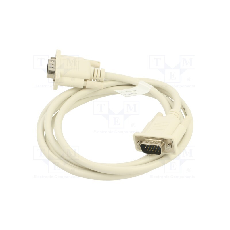 1 pcs x DIGITUS - AK-310100-018-E - Cable, D-Sub 15pin HD plug,both sides, grey, 1.8m