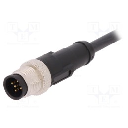 1 pcs x LAPP - AB-C5-M12MS-5,0PUR - Connection lead, M12, PIN: 5, straight, 5m, plug, 60VAC, 4A, -25÷80°C