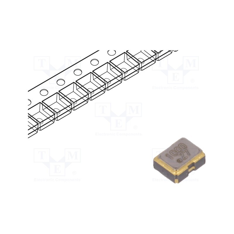 1 pcs x IQD FREQUENCY PRODUCTS - LFSPXO071190CUTT - Generator: quartz, 10MHz, SMD, 3.3V, ±25ppm, -40÷125°C, 2x1.6x0.8mm