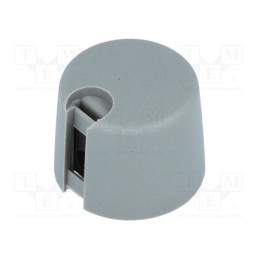 1 pcs x OKW - A1020048 - Knob, with pointer, plastic, Øshaft: 4mm, Ø20x16mm, grey, A10