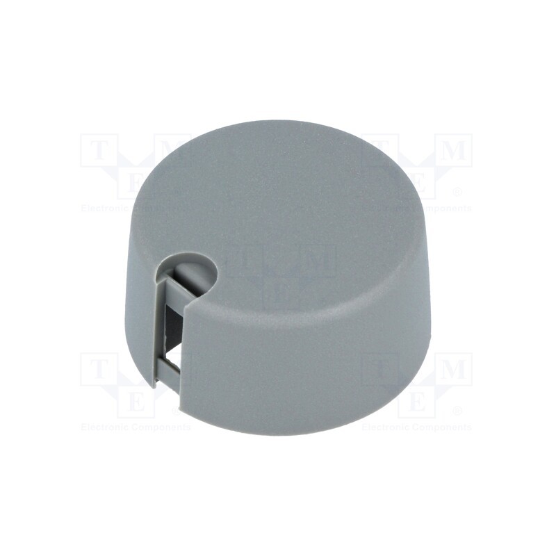1 pcs x OKW - A1031638 - Knob, with pointer, plastic, Øshaft: 6.35mm, Ø31x16mm, grey, A10