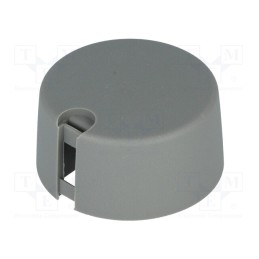 1 pcs x OKW - A1031068 - Knob, with pointer, plastic, Øshaft: 6mm, Ø31x16mm, grey, A10