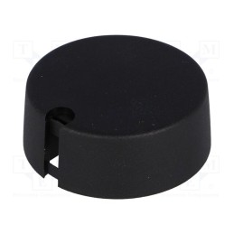 1 pcs x OKW - A1040639 - Knob, with pointer, plastic, Øshaft: 6.35mm, Ø40x16mm, black, A10