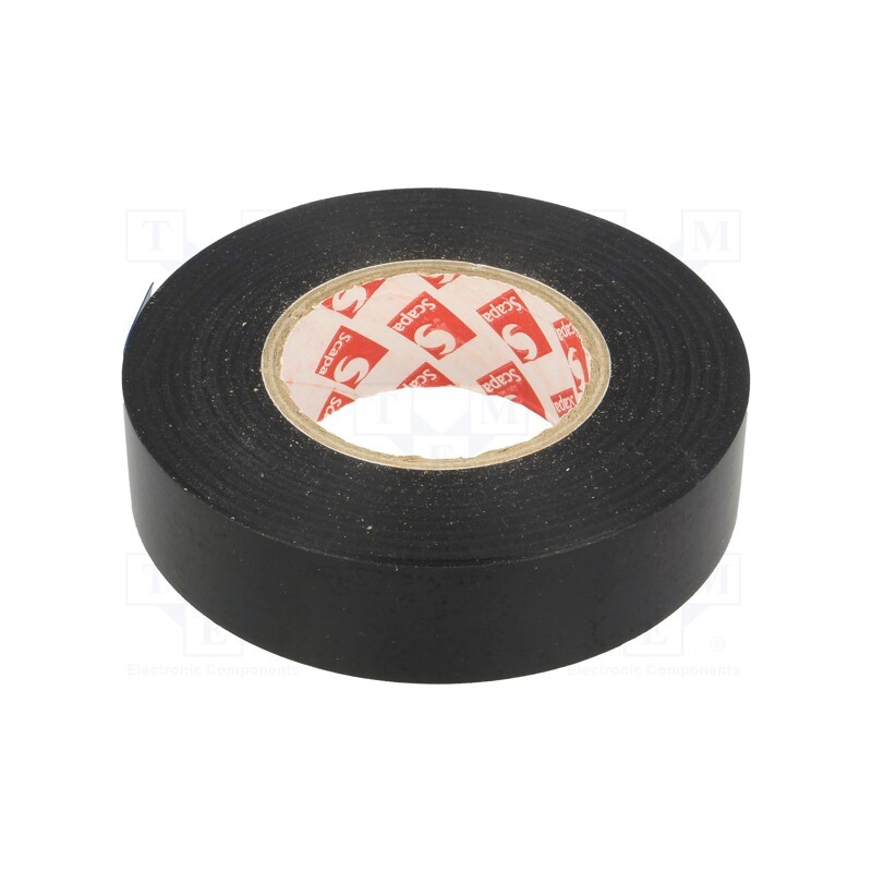 3 rol x SCAPA - SCAPA 2759 - Tape: fixing, W: 19mm, L: 33m, Thk: 0.09mm, black, -40÷85°C, 150%