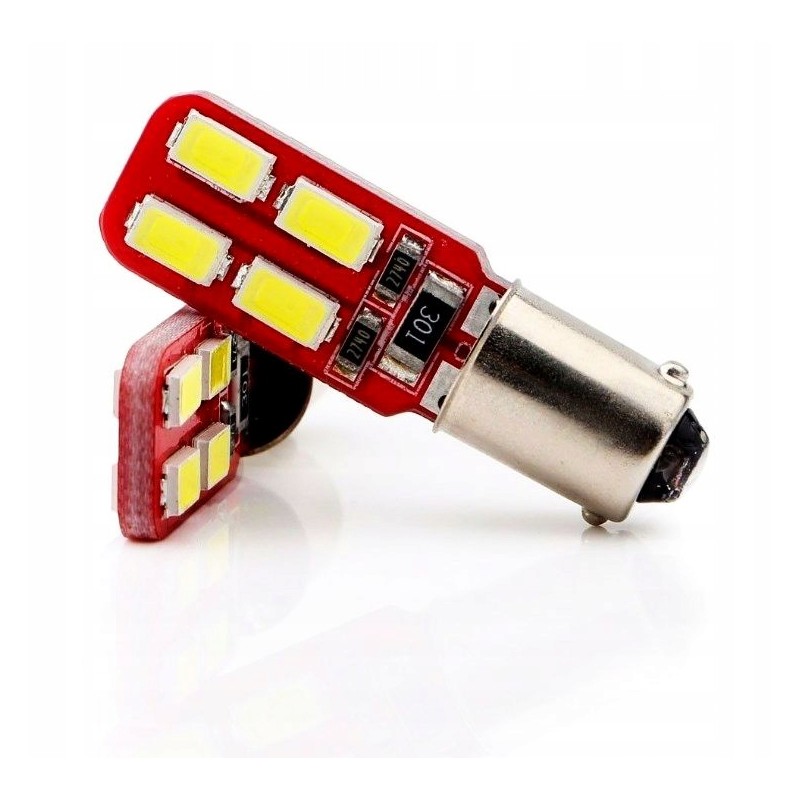 BA9S LED bulb 8 SMD T4W 200lm 5730 white