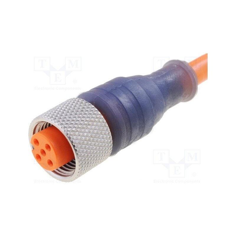 1 pcs x LUMBERG AUTOMATION - RKT 5-56/2 M - Connection lead, M12, PIN: 5, straight, 2m, plug, 60VAC, 4A, -25÷80°C