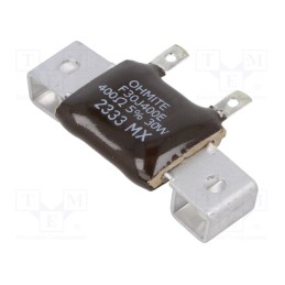 1 pcs x OHMITE - F30J400E - Resistor: power, 400Ω, 30W