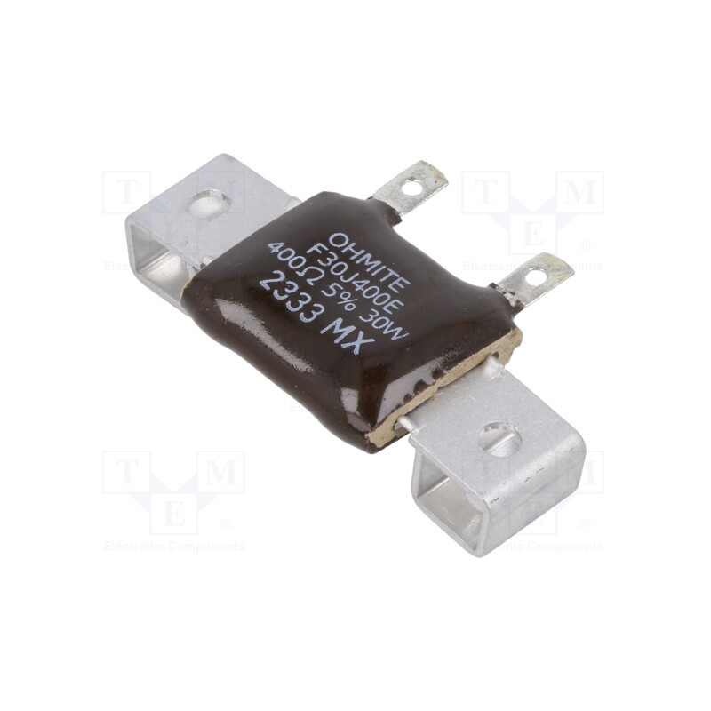 1 pcs x OHMITE - F30J400E - Resistor: power, 400Ω, 30W