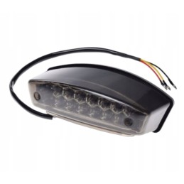 ATV quad tail lamp, LED smoked shade, homologation