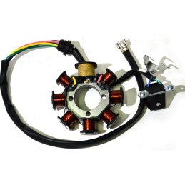Ignition magneto, stator, 8 coils, Bashan 200 ATV