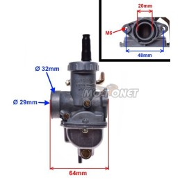 Romet quad atv mini cross enduro 125cm3 carburetor