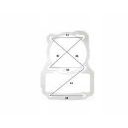 Cylinder gasket atv bashan 200cc air 72mm