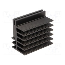 1 pcs x FISCHER ELEKTRONIK - SK481-50-SA - Heatsink: extruded, black, L: 50mm, W: 30mm, H: 45mm, aluminium
