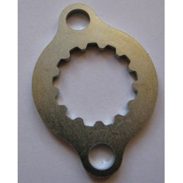 Protection of the output sprocket of Kawasaki KFX 400