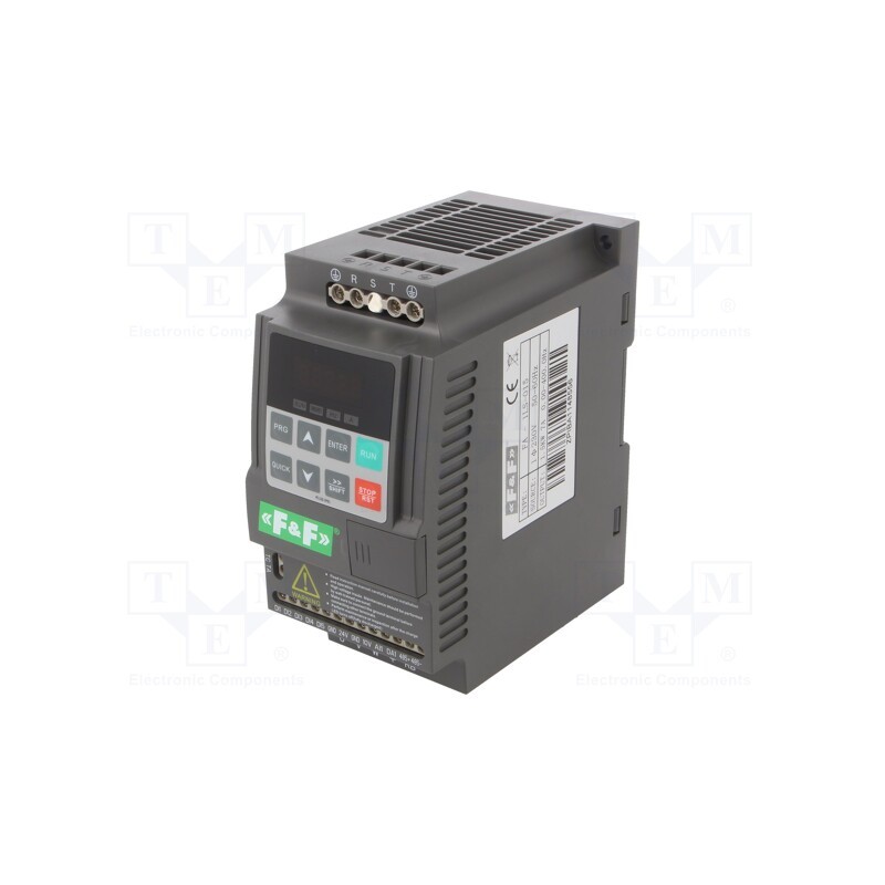 1 pcs x F&F - FA-1LS-015 - Inverter, Max motor power: 1.5kW, Usup: 220÷240VAC, 0÷300Hz, IN: 6