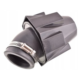 Angled conical air filter with housing moped 42mm quad atv moto 4t