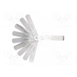 1 pcs x Hu00d6GERT TECHNIK - HT8G330 - Metric feeler gauge, L: 75mm, Width: 13mm, 9pcs.