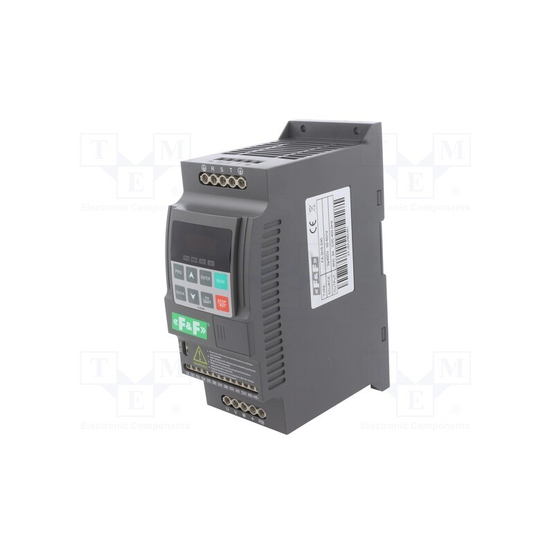 1 pcs x F&F - FA-3HS-040 - Inverter, 4kW, 3x400VAC, 3x380÷400VAC, Programming: foil keypad