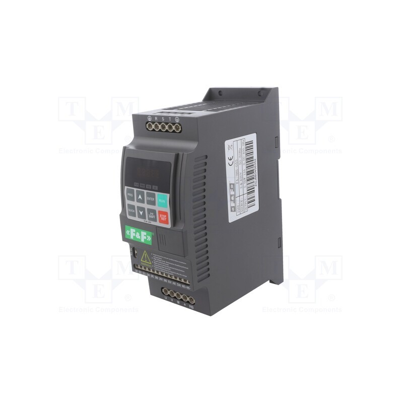 1 pcs x F&F - FA-3HS-055 - Inverter, 5.5kW, 3x400VAC, 3x380÷400VAC, Programming: foil keypad