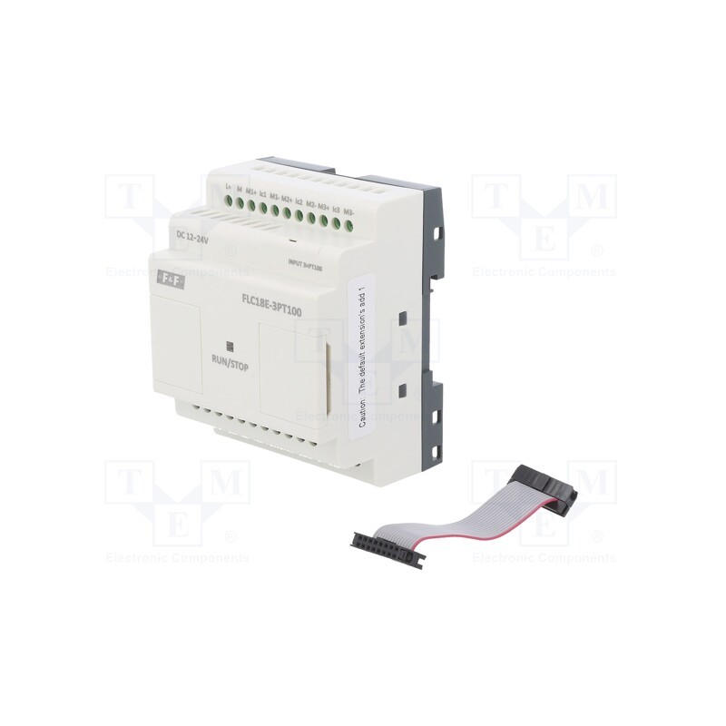 1 pcs x F&F - FLC18E-3PT100 - Module: extension, FLC, 12÷24VDC, for DIN rail mounting, IP20