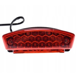 ATV quad 150 200 250 4t rear lamp LED red shade E8 approval