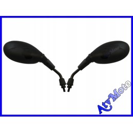 Black M8 mirrors, set of 2 zll5603