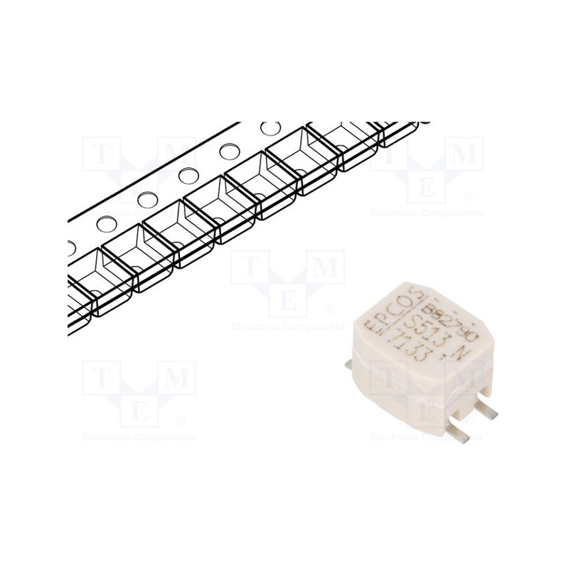 1 pcs x EPCOS - B82790S0513N201 - Inductor: common mode, SMD, 51uH, 500mA, 140mΩ, max.60°C, ±30%