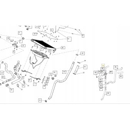 Can am outlander xmr coolant hose 709200428