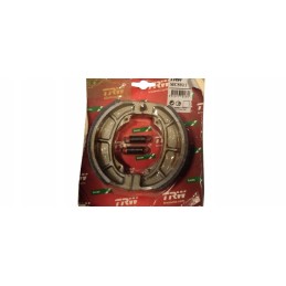 Front brake shoes suzuki lt f160 quadrunner 1996 2001 mcs921