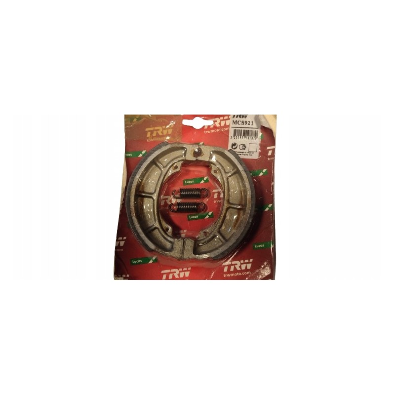 Front brake shoes suzuki lt f160 quadrunner 1996 2001 mcs921