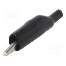 1 pcs x POMONA - 2240-0 - Crocodile clip, 5A, 150VDC, black, Grip capac: max.7.62mm