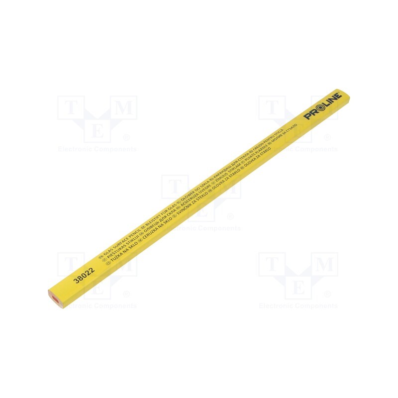 1 pcs x PROLINE - 38022 - Pencil, 240mm, Application: glass