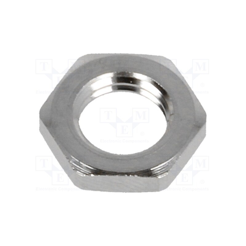 1 pcs x LAPP - 52102997 - Nut, M8, brass, nickel, 13mm, -20÷100°C, Thread: metric, Pitch: 1