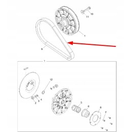 Polaris 3211169 drive belt