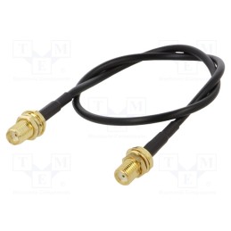 1 pcs x ONTECK - SMA-13-0.3 - Cable, 50Ω, 0.3m, SMA socket,both sides, black, straight