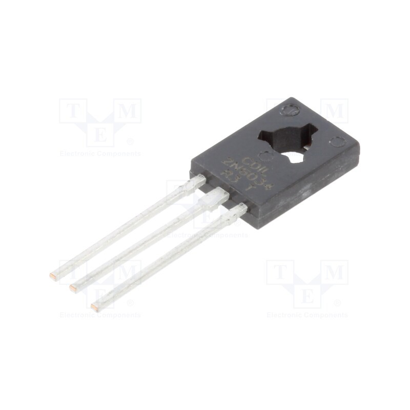 5 pcs x CDIL - 2N6034 - Transistor: PNP, bipolar, Darlington, 40V, 4A, 1.5/40W, TO126