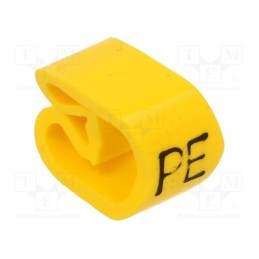1 pcg x PARTEX - PA-30006AV40.+ - Markers, Marking: +, 8÷16mm, PVC, yellow, -30÷60°C, leaded, PA-3