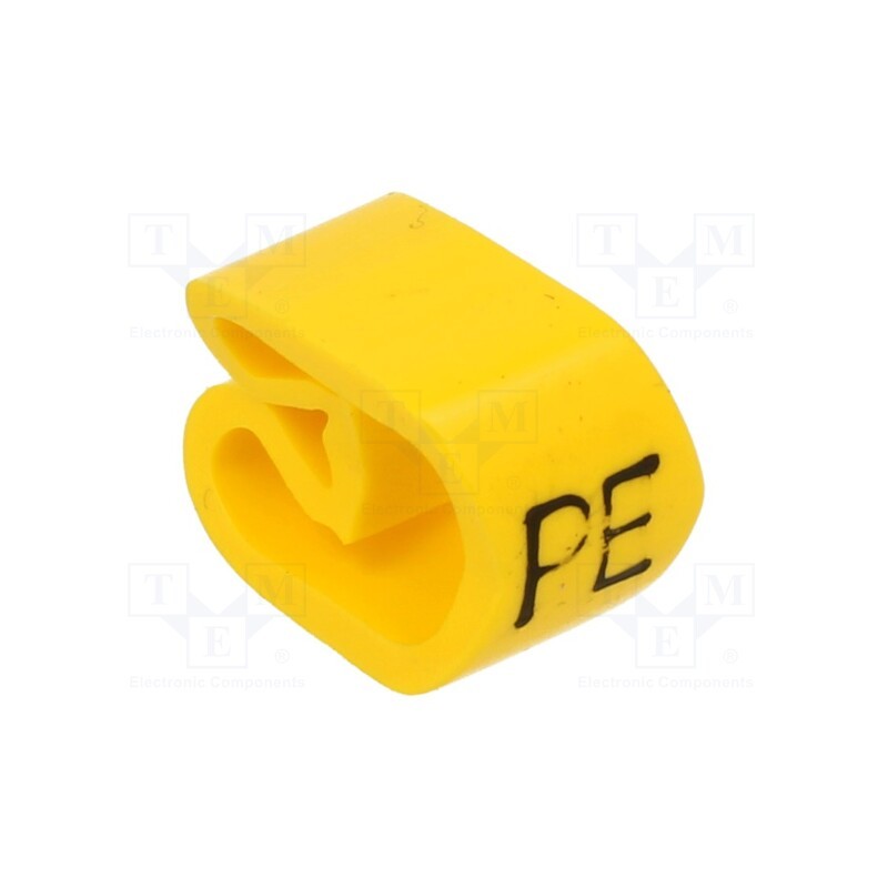1 pcg x PARTEX - PA-30006AV40.+ - Markers, Marking: +, 8÷16mm, PVC, yellow, -30÷60°C, leaded, PA-3